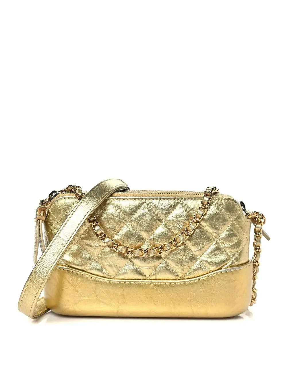 Chanel Metallic Aged Calfskin Quilted #358353C11B
